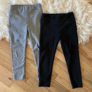 SO Fleece Lined Cozy Leggings - Two Pairs
